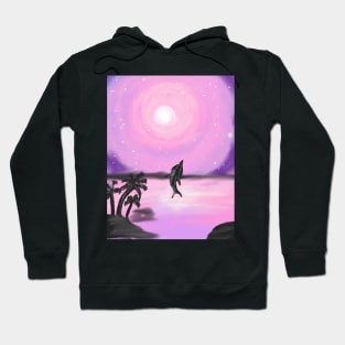 Palma, Diving Dolphin, and Sunset Themed Shirts Hoodie